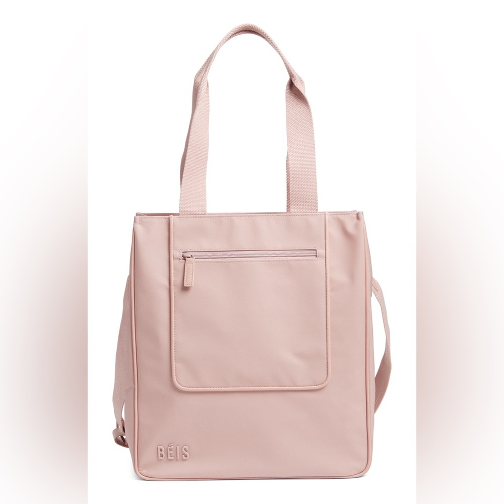 Brand New Beis North/South Recycled Polyester Tote